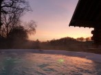 From hot tub From hot tub